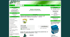 Desktop Screenshot of mattes-shop.de